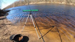 Ловля плотвы весной на фидер | Новоладожский канал