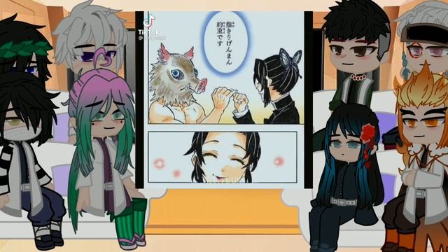 Hashira React To Shinobu|Реакция столпов на Шинобу|By:Сан