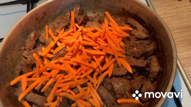 Готовлю Вкусный гуляш из печени!!! Быстрый обед за копейки!!