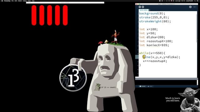 ☕️ 67.časť ☞Cyklus While ║Java Processing pre začiatočníkov║ Programovanie s Yetim смотреть онлайн