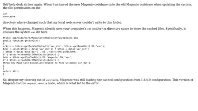 Magento: Missing request_rewrite Node in Configuration (3 Solutions!!) смотреть онлайн
