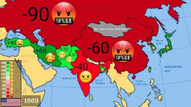 Relations between United States ?? and Asia 1900-2023 (Every year) смотреть онлайн