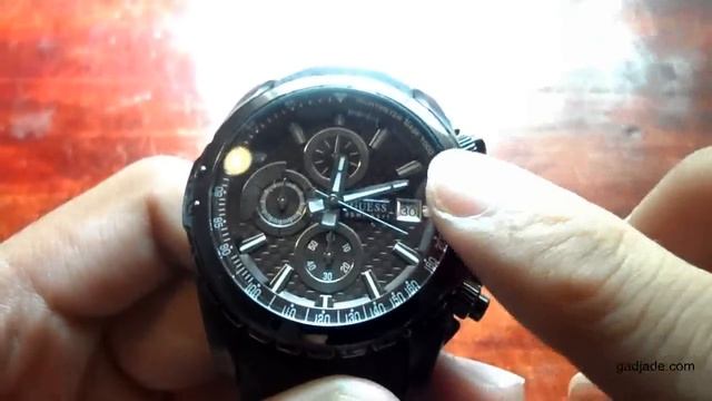 Guess Watch Guide on How To Adjust Time & Use Stopwatch (W17540G2 50m Water Resistant) смотреть онлайн
