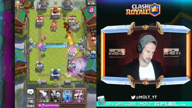 DON'T MISS THIS TORNADO TRICK! • Clash Royale Trolling смотреть онлайн