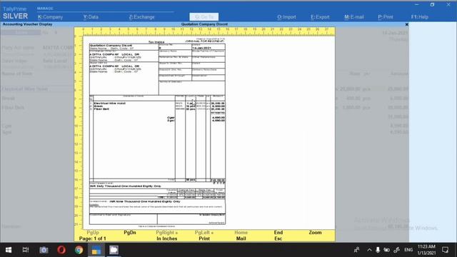 Landscape Invoice Print Setting in Tally Prime l how to set landscape invoice print in Tally Prime смотреть онлайн