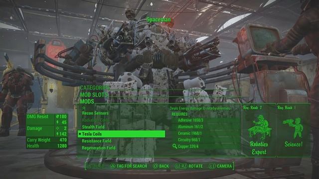 Fallout 4 Automatron - Maxed Sentry Bot - Setup and Gameplay смотреть онлайн