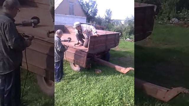 Ремонт прицепа часть 2 смотреть онлайн