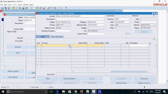 How to Create a Manual Journal Entry in Oracle R12 смотреть онлайн