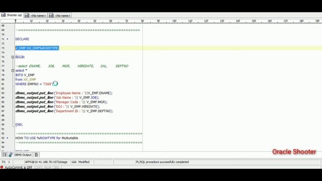PL/SQL Tutorial #52: Practical for %Rowtype and %Type in Oracle @OracleShooter смотреть онлайн