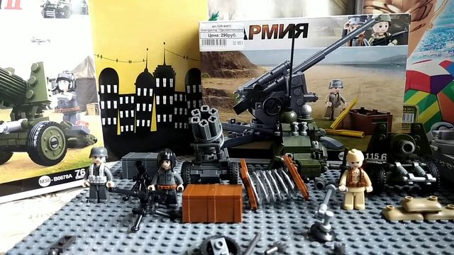 Большой обзор военных наборов от Sluban смотреть онлайн