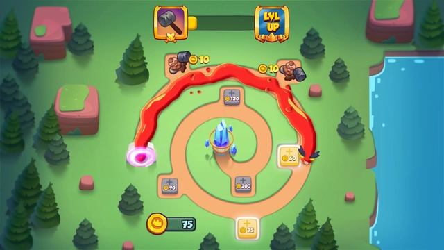 Rush Royale. "Spiral path Liquid". IT Territory / MY.GAMES. смотреть онлайн
