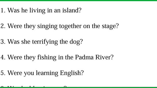 How to Make Interrogative Sentence in Past Continuous Tense by Shish Mohammad Tanim смотреть онлайн