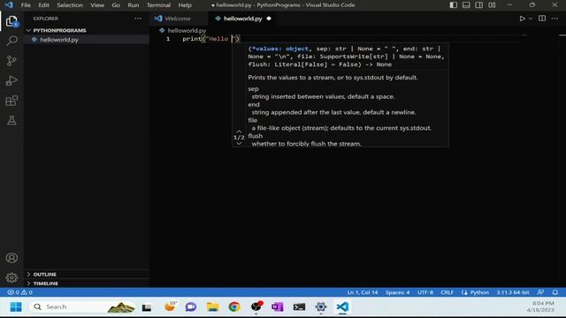 Installing Python and Visual Studio Code, Python Interpreter #1 смотреть онлайн