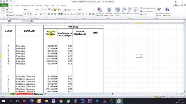 TIC aula Excel 2 parte 3 смотреть онлайн