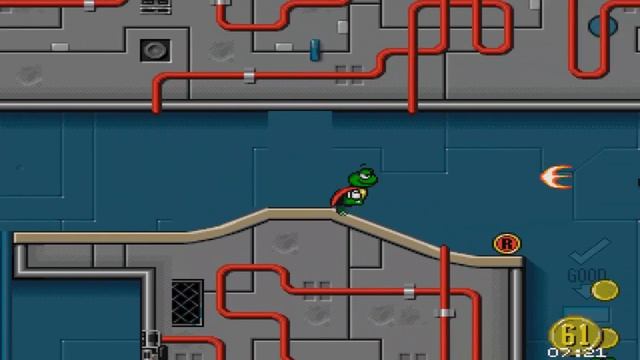 Superfrog (PC-DOS) - Stage 6-1 [HD] смотреть онлайн