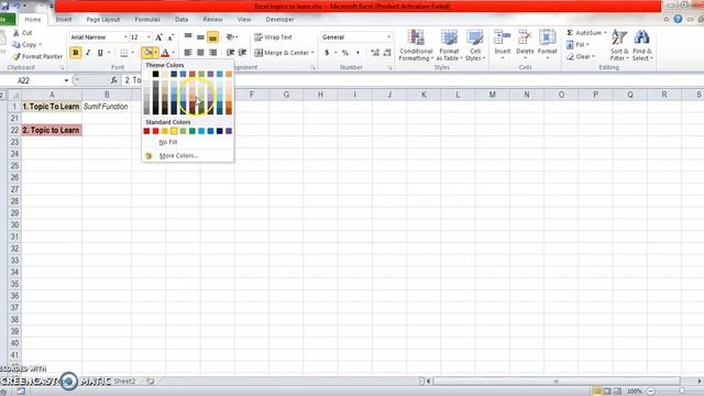 C1 : Basics of Excel смотреть онлайн