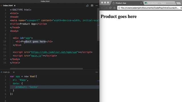 Intro to Vue.js: The Vue Instance смотреть онлайн