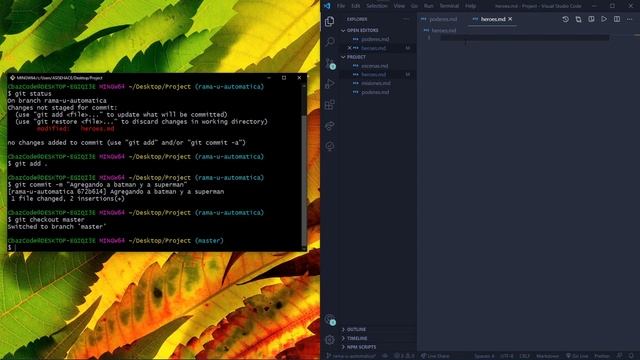 Resolviendo conflictos - git merge ??? смотреть онлайн