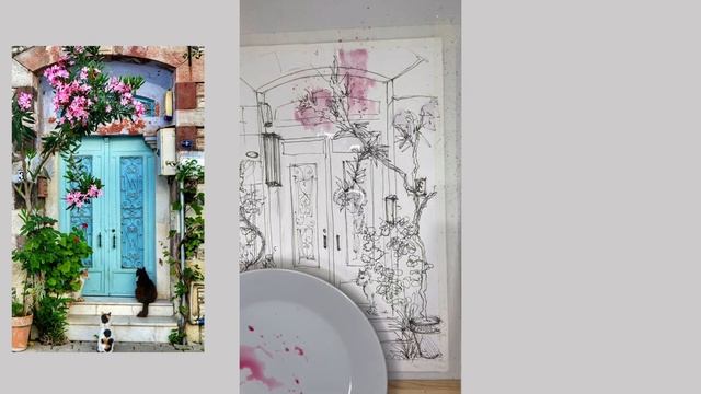 Рисуем скетчи акварелью смотреть онлайн