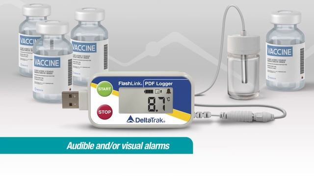 FlashLink Certified Vaccine PDF Data Logger with Glycol Sensor, Model 40527 смотреть онлайн