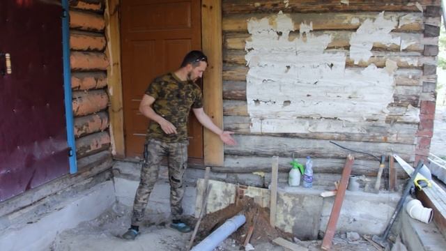 Ремонт фундамента старого-нового дома. Пришло время браться за триммер, а не тут то было. смотреть онлайн