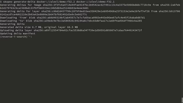 Container delta support in skopeo смотреть онлайн