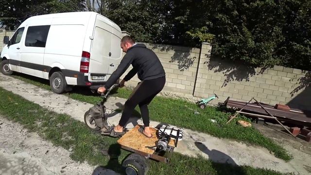 СМОТРИТЕ ЧТО Я СДЕЛАЛ ИЗ СВОЕГО СКУТЕРА!!! смотреть онлайн