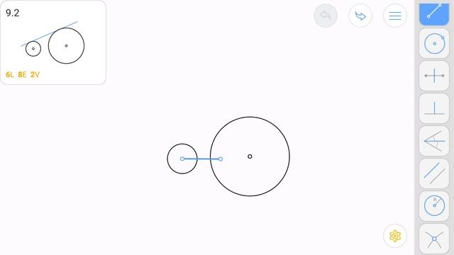 Euclidea 9.2 (Iota 2) Solution walkthrough смотреть онлайн
