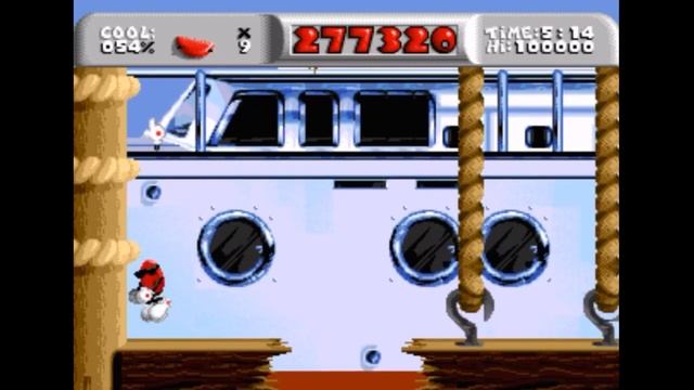 Sega Mega Drive 2 (Smd) 16-bit Cool Spot Level 10 Dock and Roll