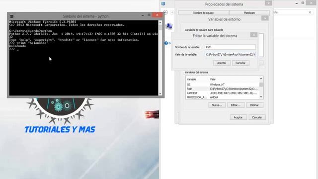 Cómo INSTALAR PYTHON 2X en WINDOWS 7, 8, 8.1,10 смотреть онлайн