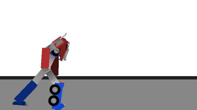 ROTB Optimus prime remake test | stick nodes pro смотреть онлайн