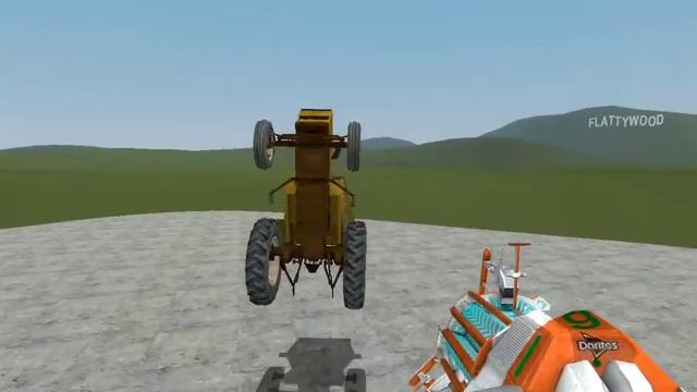 Lightning McQueen and Mater Goes Tractor Tipping In Garry's Mod! смотреть онлайн