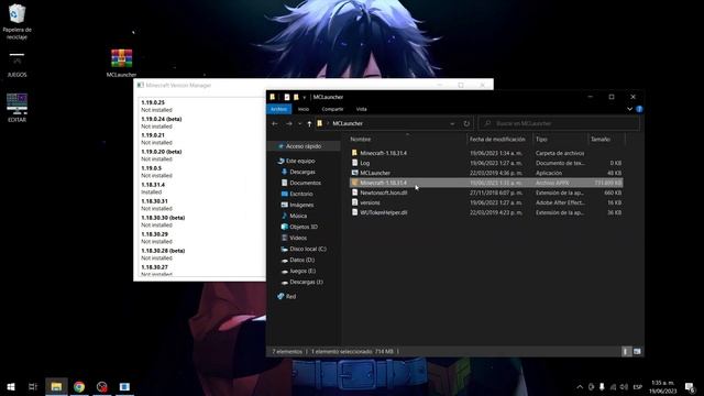 Como volver a verciones anteriores de minecraft bedrock Windows 10/11 PC смотреть онлайн