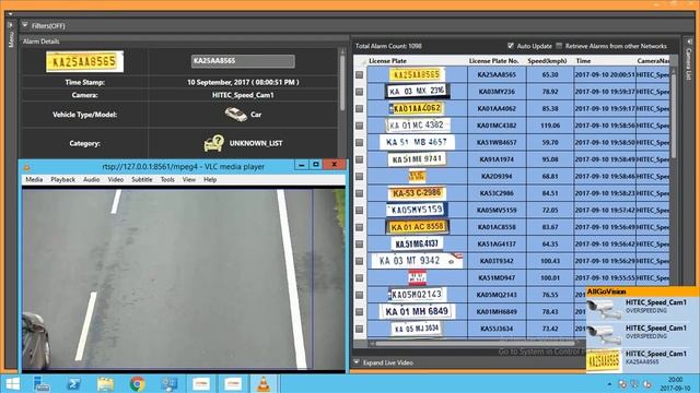 Video Analytics for Speed Detection - with License Plate Recognition смотреть онлайн