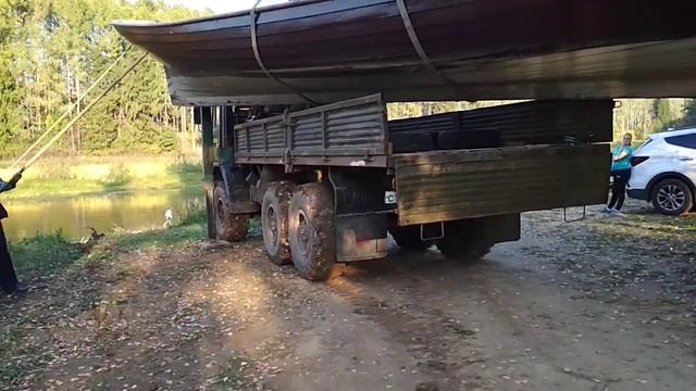 Истра. Подъём Катера Император. Сентябрь 2018. смотреть онлайн