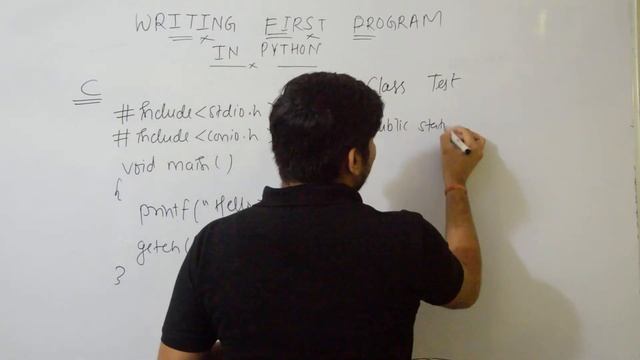 First program in Python смотреть онлайн