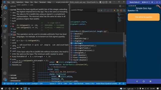 Quiz App | Flutter Speed Code | 2024 смотреть онлайн