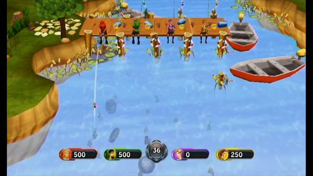 101 in 1 Sports Party Megamix - Race to the Fish - Nintendo Wii смотреть онлайн