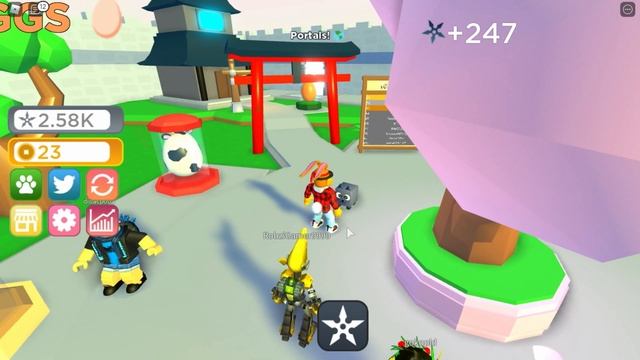 ??СУПЕР КОД на НОВЫЙ СИМУЛЯТОР НИНДЗЯ! ПОСПЕШИШЬ - СТАНЕШЬ ТОПОМ! Ninja Clicker Simulator Roblox смотреть онлайн