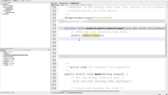 Installing NetBeans IDE and Creating a New project Java Swing Part-2 смотреть онлайн