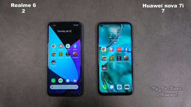 Realme 6 vs Huawei nova 7i | SpeedTest and Camera comparison смотреть онлайн