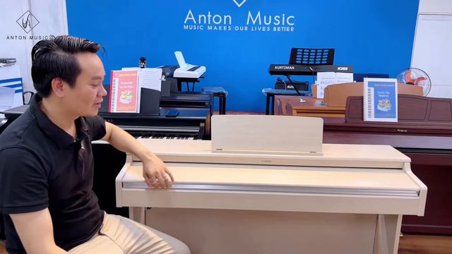 REVIEW PIANO ĐIỆN YAMAHA YDP164 PHIÊN BẢN MÀU TRẮNG SANG TRỌNG ✅ | ANTON MUSIC ✅ смотреть онлайн
