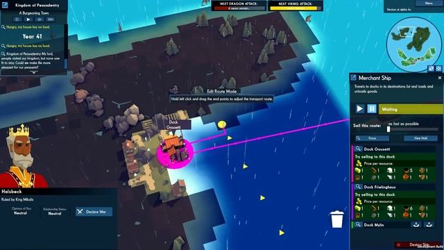 The First Trading Vessel! - Kingdoms and Castles EP 3 S2 смотреть онлайн