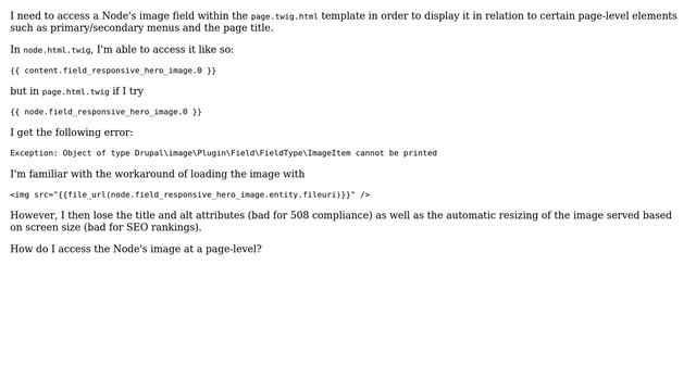 Drupal: Access Node image within Page template смотреть онлайн