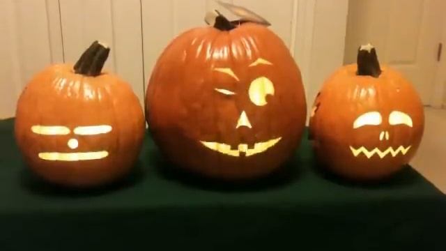 This Is Halloween - Singing Pumpkins Jack-o-Lantern Projection! смотреть онлайн