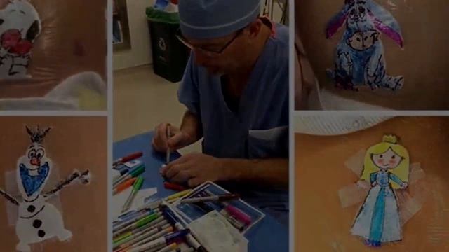 Хирург рисует героев мультиков на повязках, чтобы поднять настроение маленьким пациентам смотреть онлайн