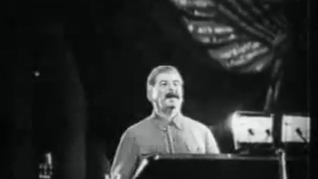 Выступление Сталина 1937 год (Stalin speech, 1937) смотреть онлайн