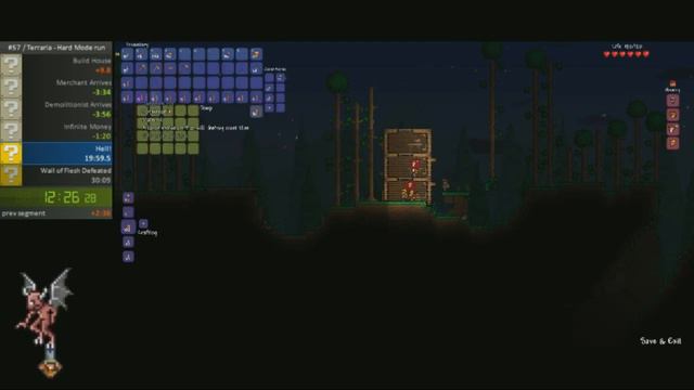 Terraria 1.1.2 Speed Run to Hard Mode (glitched) in 25:23.84 With Commentary! смотреть онлайн