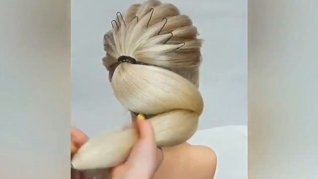 Простой и лёгкий Низкий пучок / Учебник по прически смотреть онлайн