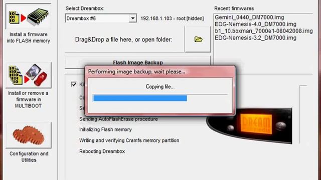 How To BackUp Flash Image for Dreambox 7000 смотреть онлайн